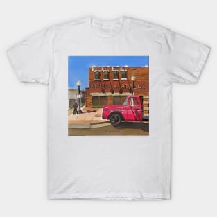 Corner in Winslow Arizona, Route 66, Eagles song Take it Easy T-Shirt